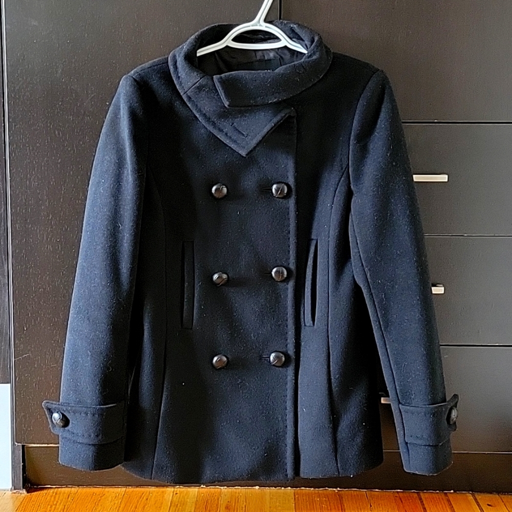 Babaton Howell Wool/Cashmere Black Coat